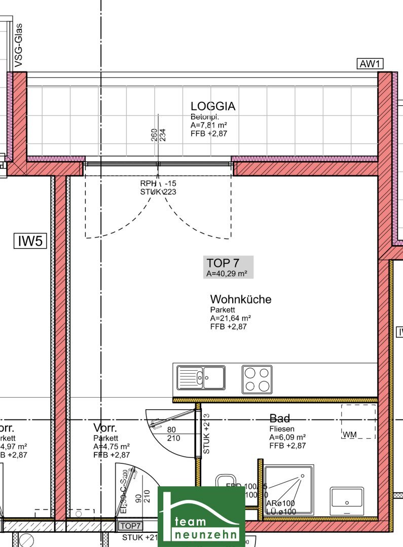 Wohnung zum Kauf 292.001 € 1,5 Zimmer 47,3 m²<br/>Wohnfläche 1.<br/>Geschoss Donauwartesteig 14 Wien 1190