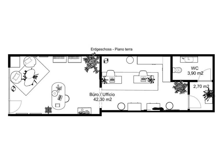 Ladenfläche zur Miete 600 € 55 m² Verkaufsfläche Kaltern an der Weinstraße 39100