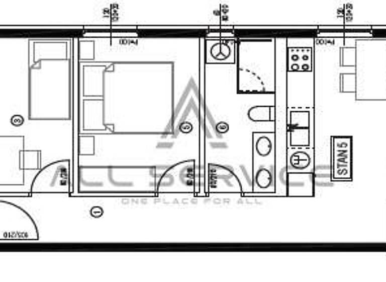 Wohnung zum Kauf 230.200 € 2 Zimmer 67 m² 1. Geschoss Kastel Luksic, Kastela Kastela