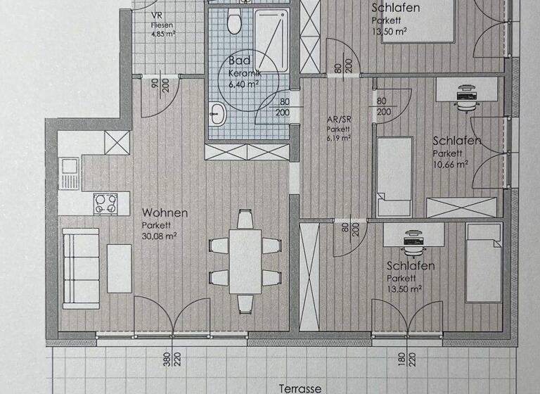 Terrassenwohnung zum Kauf - Erstbezug 591.000 € 4,5 Zimmer 87,2 m² EG Henndorf am Wallersee 5302