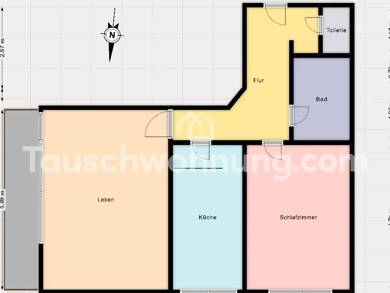 Wohnung zur Miete Tauschwohnung 665 € 2 Zimmer 70 m² EG Freiburg im Breisgau 79102