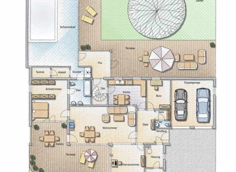 Haus zum Kauf 995.000 € 7 Zimmer 270 m² 3.323 m² Grundstück Borgfeld Bremen 28357