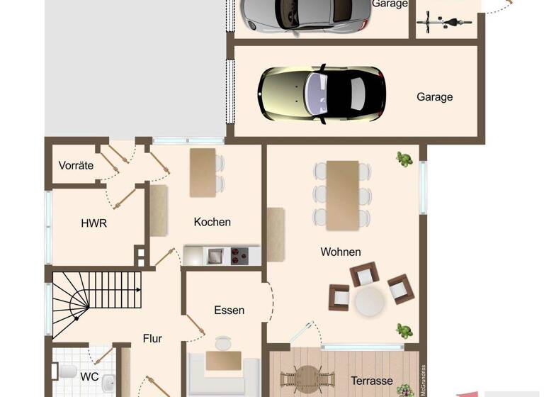 Einfamilienhaus zum Kauf 265.000 € 4 Zimmer 123 m² 853 m² Grundstück Dinklage 49413