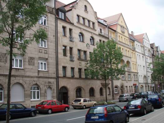 Wohnung zur Miete 650 € 4 Zimmer 100 m² Geschoss 3/4 frei ab sofort Nürnberger Straße 112 Innenstadt Fürth 90762