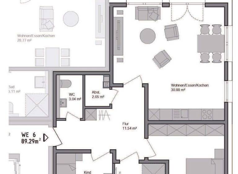 Wohnung zum Kauf provisionsfrei 429.000 € 3 Zimmer 89,3 m² EG Dreeker Weg Jöllenbeck Bielefeld 33739