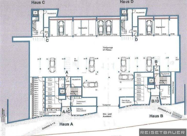 Tiefgarage zum Kauf 14.800 € Hausleitnerweg Waldegg Linz 4020