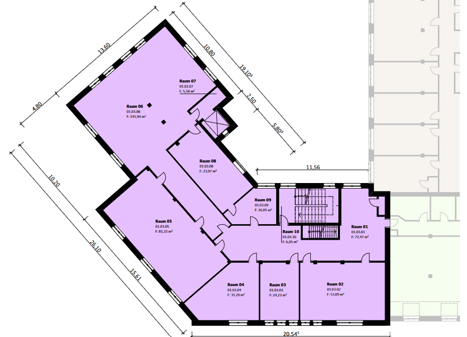 Bürofläche zur Miete 3 € 453 m²<br/>Bürofläche L.-F.-Schönherr-Straße 32 Siedlung Neundorf Plauen 08523