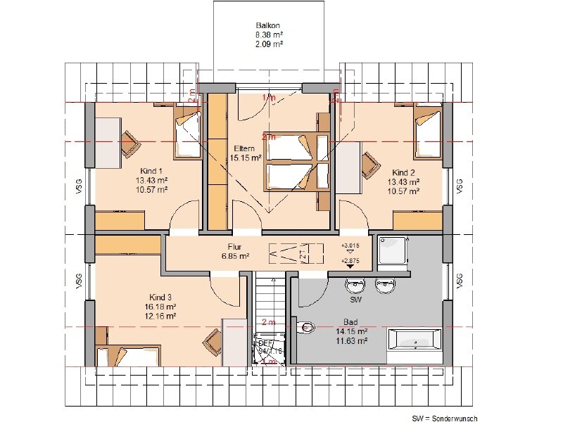 Einfamilienhaus zum Kauf provisionsfrei 787.245 € 6 Zimmer 150 m²<br/>Wohnfläche 495 m²<br/>Grundstück Lachen Neustadt 67435