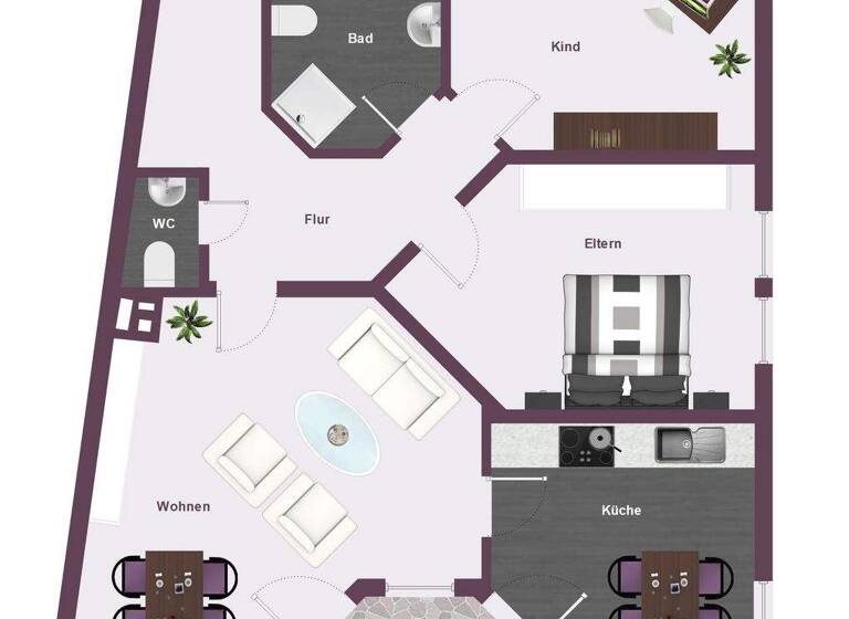 Wohnung zur Miete 850 € 3 Zimmer 88,5 m² 1. Geschoss frei ab sofort Am Ehrenmal Nümbrecht 51588