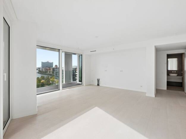 Wohnung zum Kauf - Erstbezug provisionsfrei 1.055.000 € 2 Zimmer 78,5 m² 5. Geschoss Hübenerstraße 8 HafenCity Hamburg 20457