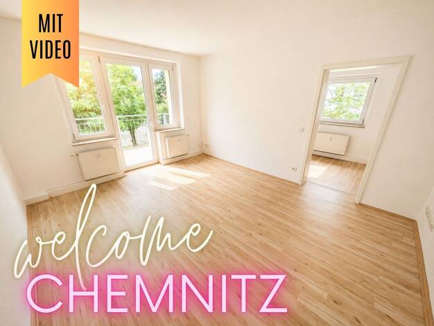 Wohnung zur Miete 335 € 3 Zimmer 60,9 m² 3. Geschoss Hans-Sachs-Straße 48 Lutherviertel Lutherviertel 09126