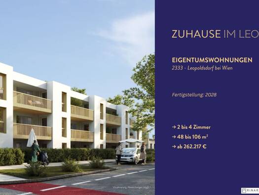 Terrassenwohnung zum Kauf 297.857 € 2 Zimmer 47,7 m² 2. Geschoss Leopoldsdorf 2333