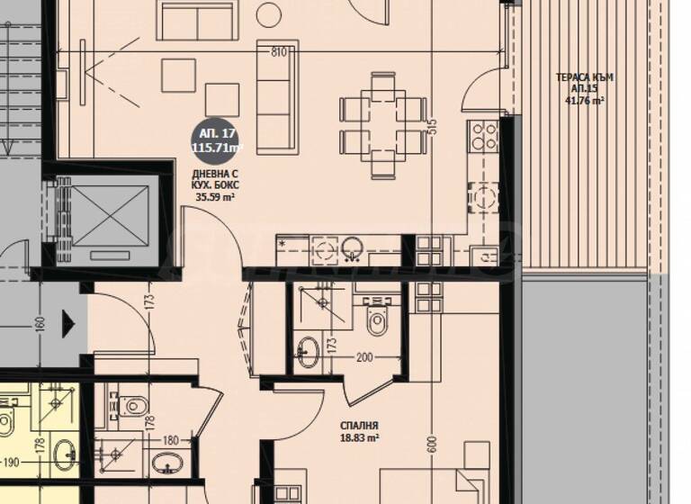 Studio zum Kauf 470.000 € 3 Zimmer 115,7 m² Sofia