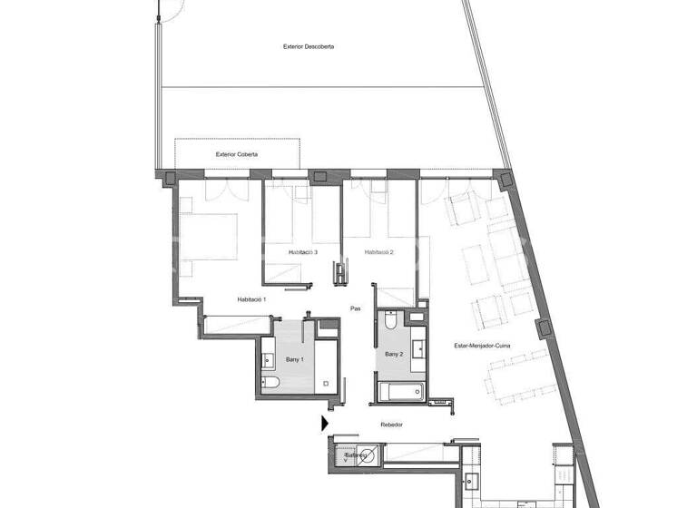 Studio zum Kauf 383.000 € 4 Zimmer 115 m² EG Barcelona 08202