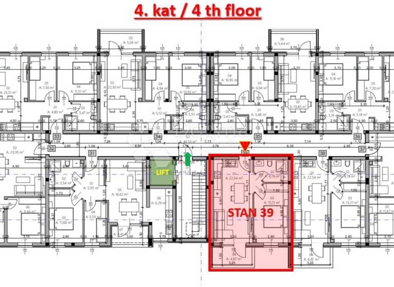 Wohnung zum Kauf 145.000 € 2 Zimmer 42 m² 4. Geschoss Monvidal - Monte Ghiro