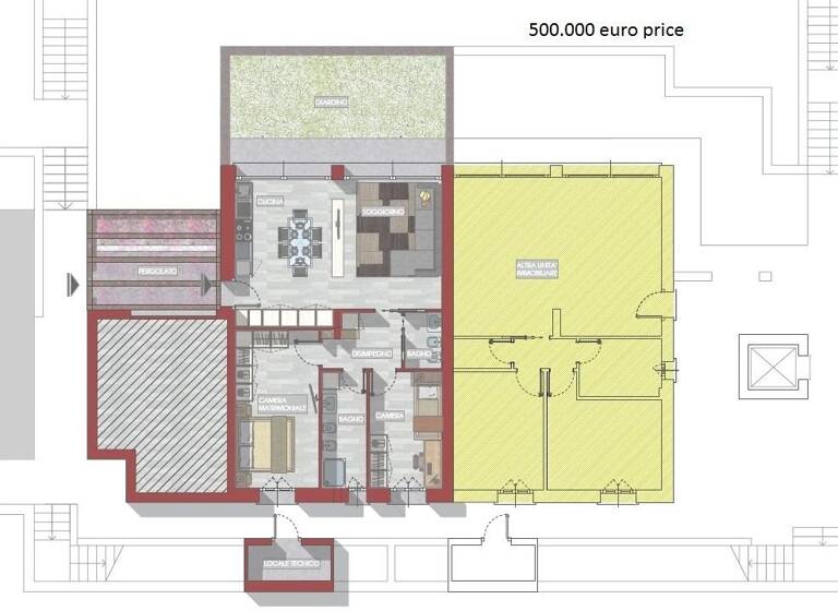 Studio zum Kauf 500.000 € 3 Zimmer 102 m² frei ab sofort Domaso