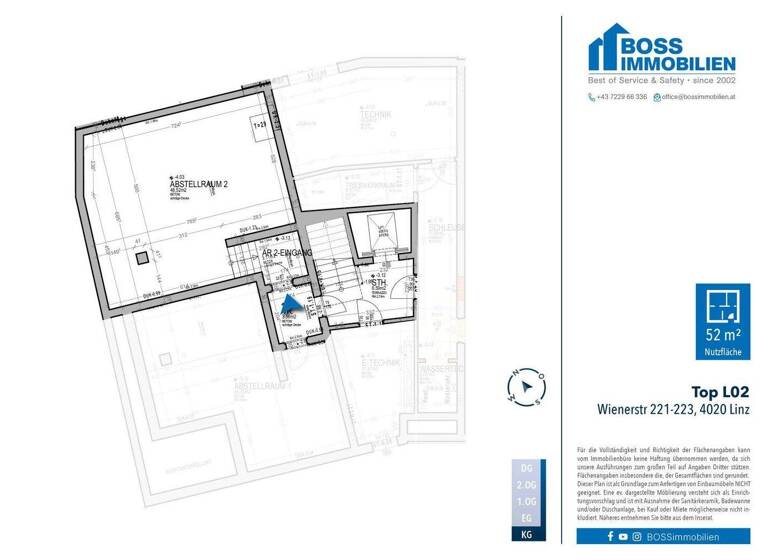 Lagerhalle zur Miete 4,51 € 51,6 m² Lagerfläche Wienerstraße 221-223 St. Peter Linz 4020