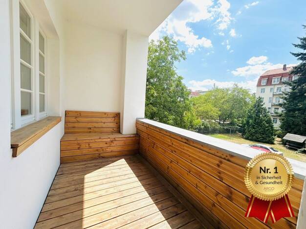 Wohnung zur Miete 860 € 2 Zimmer 59,9 m² 1. Geschoss frei ab 01.10.2025 Wormser Straße 32 Striesen-West (Tittmannstr.) Dresden 01309