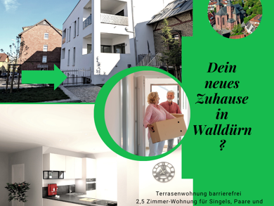 Terrassenwohnung zur Miete 800 € 2,5 Zimmer 84 m² Souterrain, EG frei ab sofort Bonnstraße 4 Walldürn Walldürn 74731