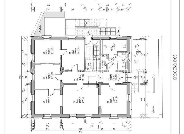 Büro zur Miete provisionsfrei 12 Zimmer 250 m² Bürofläche teilbar ab 150 m² Lambrecht 67466