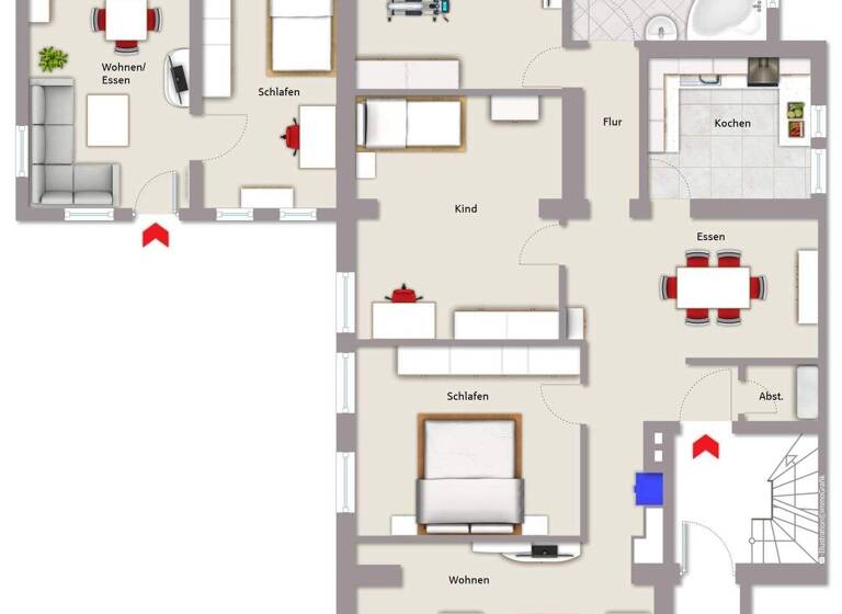 Wohnung zum Kauf 399.000 € 6 Zimmer 158 m² Dambach Fürth 90768