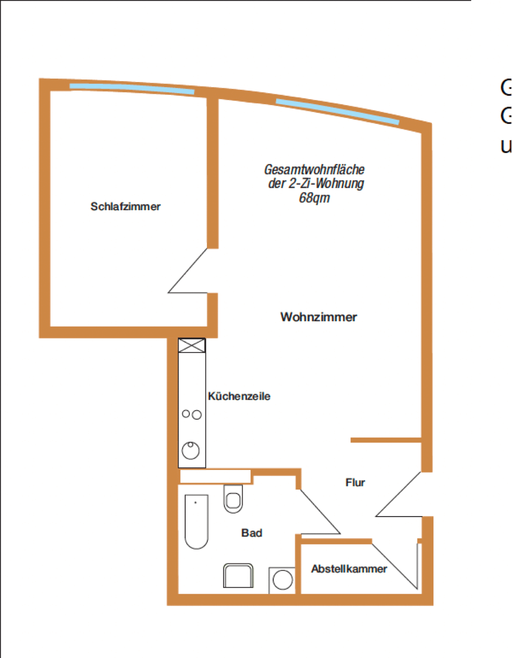 Lichtdurchflutete & Barrierefreie 2-Zimmer-Eigentumswohnung optional mit Tiefgaragenstellplatz in Drewitz – Hans-Albers-Straße 1A, 14480 Potsdam – Vorschaubild 3