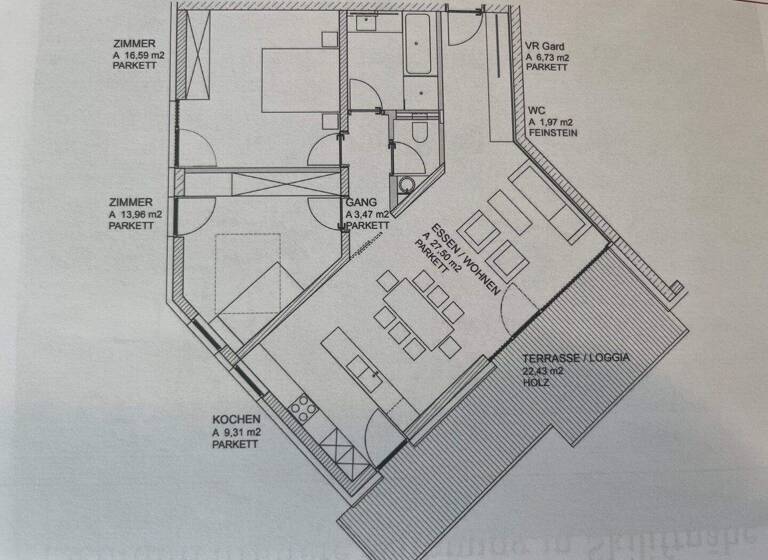 Terrassenwohnung zum Kauf 795.000 € 3 Zimmer 84,2 m² 1. Geschoss Brixen im Thale 6364