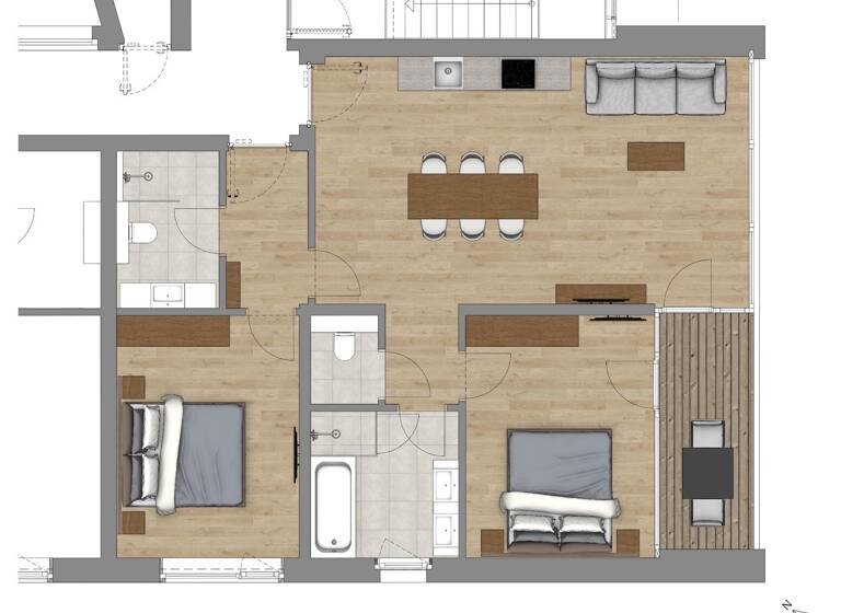 Wohnung zum Kauf 3 Zimmer 81 m² Schruns 6780