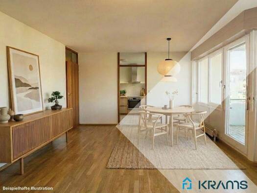 Wohnung zum Kauf 220.000 € 2,5 Zimmer 71,5 m² 2. Geschoss Rommelsbach Reutlingen / Rommelsbach 72768