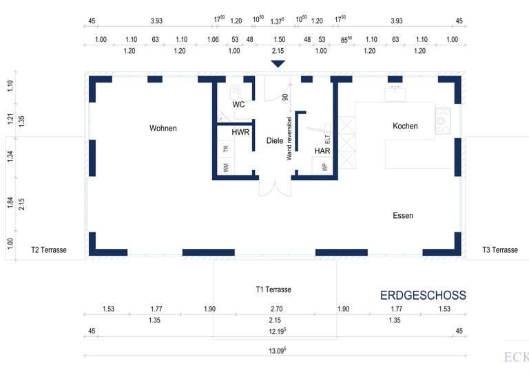 Einfamilienhaus zum Kauf - Erstbezug 1.895.000 € 5 Zimmer 178,6 m² 356 m² Grundstück Tinnum Sylt 25980