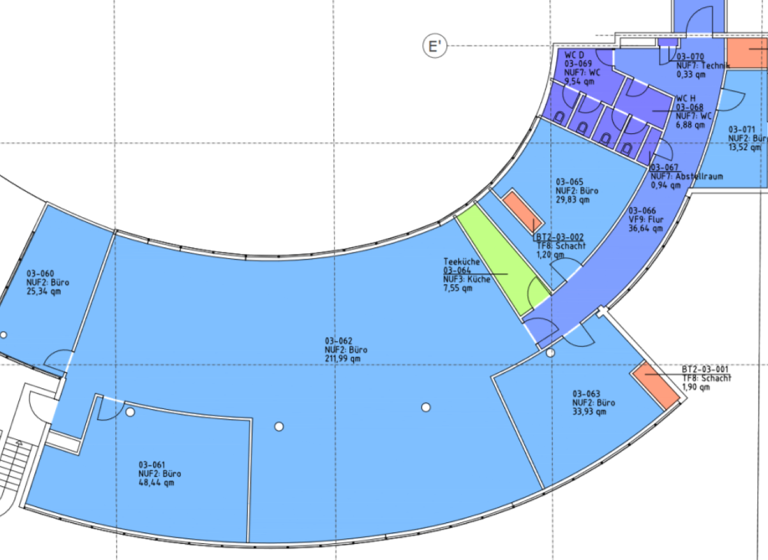 Bürofläche zur Miete provisionsfrei 7,50 € 444 m² Bürofläche Bocholt 46395