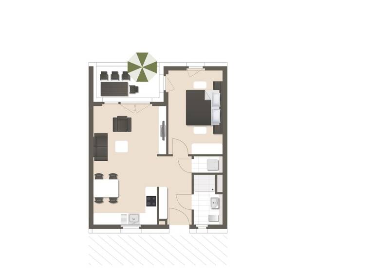 Wohnung zum Kauf provisionsfrei 405.200 € 2 Zimmer 55,6 m² 2. Geschoss Langackerweg 8 Haslach Freiburg im Breisgau 79115