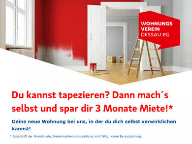 Wohnung zur Miete 399 € 3 Zimmer 70,7 m² 4. Geschoss Augustenstr. 114 Innenstadt Dessau-Roßlau 06842