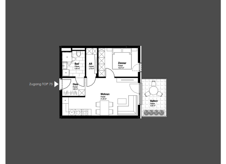 Wohnung zum Kauf 249.000 € 2 Zimmer 42,7 m² 3. Geschoss Schwechat 2320