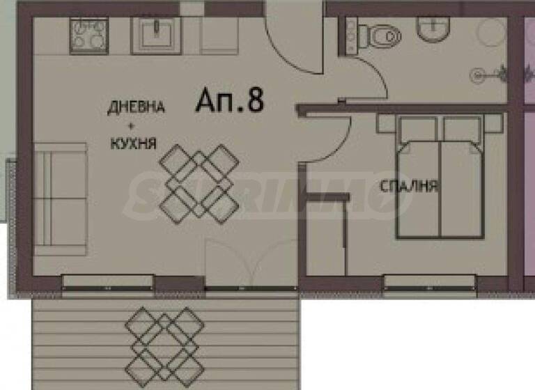 Studio zum Kauf 73.979 € 2 Zimmer 51 m² Sozopol