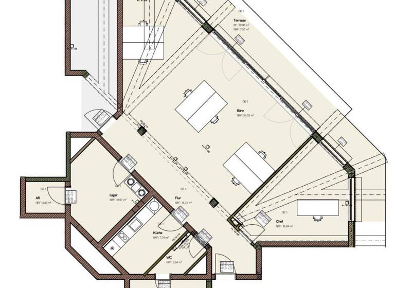 Büro zum Kauf provisionsfrei 375.000 € 3 Zimmer Mettlach 66693