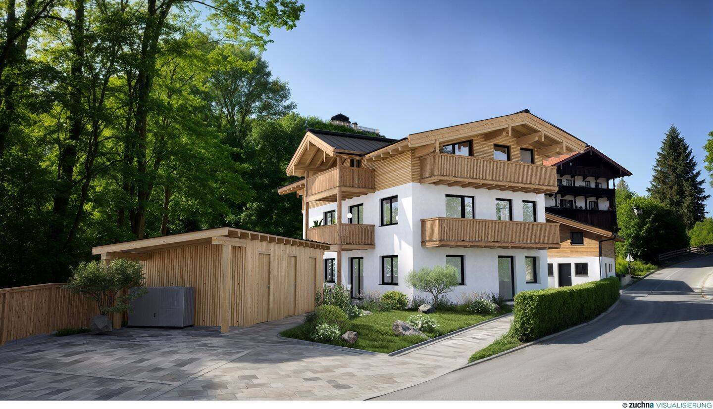 Immobilie in Schönau am Königssee - Äußerst hochwertige 3-Zi.-Neubauwohnung mit 3 Balkonen in Schönau am Königssee... (1.OG) - Bild 0