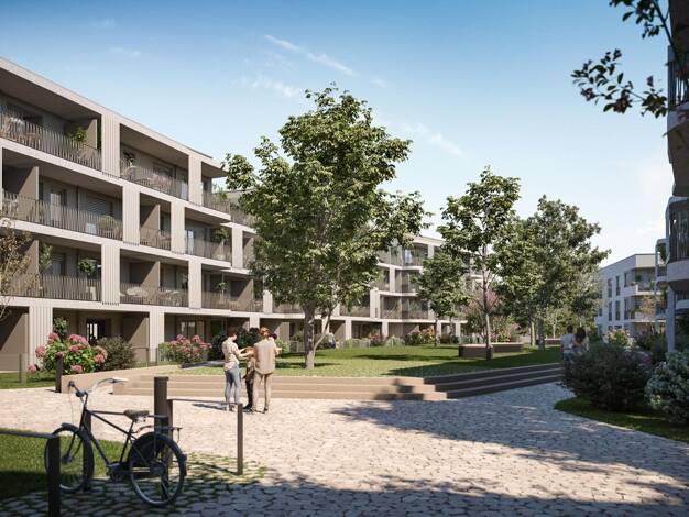Wohnung zum Kauf - Neubau 487.400 € 2 Zimmer 53,1 m² 1. Geschoss frei ab 30.09.2027 Oberschleißheim Oberschleißheim 85764