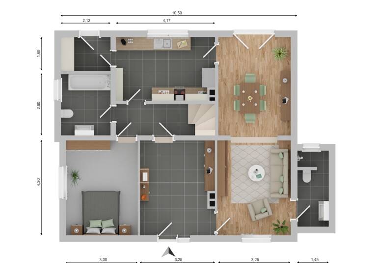 Einfamilienhaus zum Kauf 465.000 € 3 Zimmer 86,2 m²<br/>Wohnfläche 496 m²<br/>Grundstück Lurup Hamburg 22549