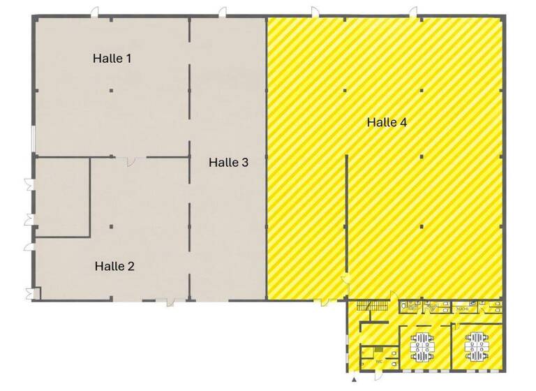 Lagerhalle zur Miete 6,90 € 1.200 m² Lagerfläche Wien 1210
